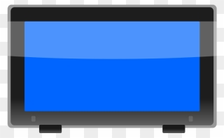 Lcd Widescreen Monitor 1 - Screen Monitor Flat Design Png Clipart