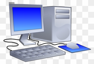 Clipart Desktop Computer - Png Download