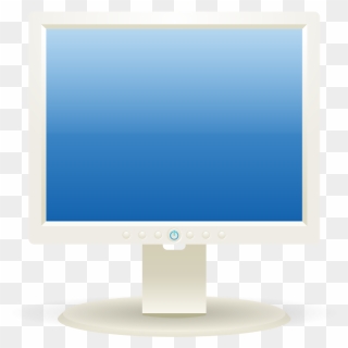 Computer Lcd Display - Lcd Monitor Clipart - Png Download