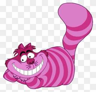 Cheshire Cat Smile Clip Art Cliparts - Cartoon Alice In Wonderland Characters - Png Download