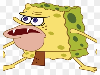 Internet Meme Clipart Sad - Caveman Spongebob - Png Download