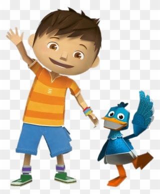 Zack And Quack Waving - Zack And Quack Clipart