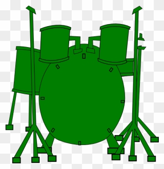 Drums Clip Art At - Drums Clipart Black And White - Png Download
