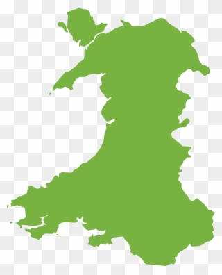 Map Of Wales - Wales Map Clipart - Png Download