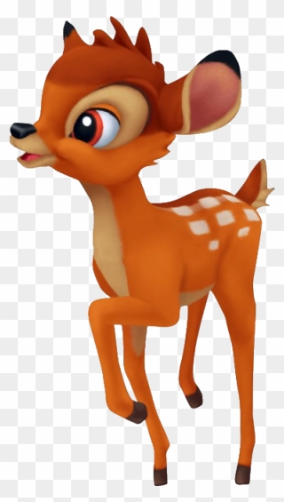 Fawn Clipart Bambi - Disney Bambi Kingdom Hearts - Png Download