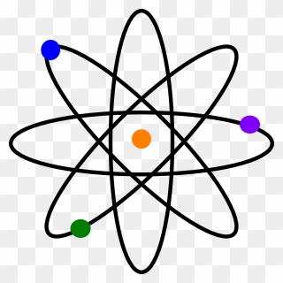 Clipart Science Atom - Transparent Background Atom Png