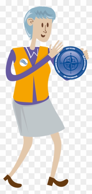 Sellafield Lady-01 - Cartoon Clipart