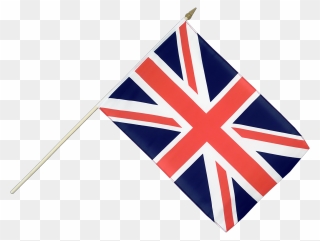 Transparent Rebel Flag Clipart - British Flag On Stick - Png Download