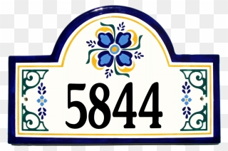 Library Of Mexican House Svg Stock Png Files - House Numbers Ceramic Format Clipart