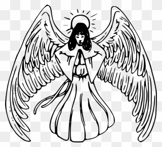 Halo Clipart Drawing Angel - Angel Clip Art - Png Download