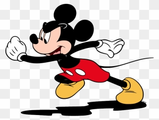 Mickey Mouse Running Clipart