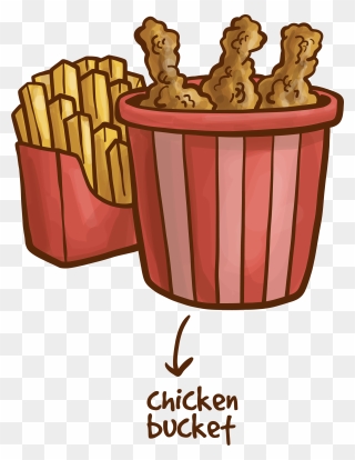 Fries Clipart Basket Fry - Transparent Chicken Basket Png