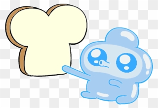 Bravest Warriors Jelly Kid Holding Slice Of Bread - Jelly Kid And Impossibear Clipart