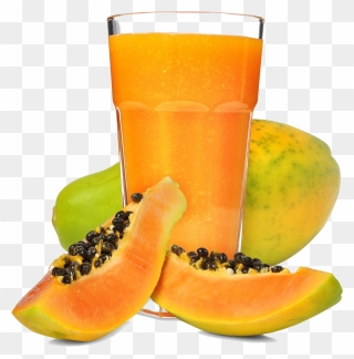 Orange Juice Smoothie Papaya Mango - Papaya Juice Png Clipart