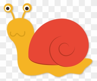 Mollusc Clipart Chicken - Snail - Png Download