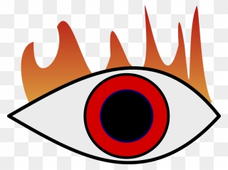 Burning Eye - Eyes Pain Clipart - Png Download