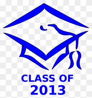 Where Is In 2013 Clipart Class - Graduation Cap Clip Art - Png Download