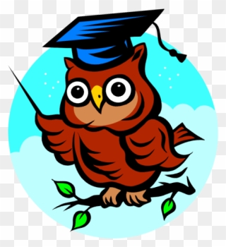 Fau Hs Rotary Scholar For January - Scholarly Owl Transparent Clipart