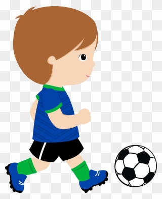 Decoration Clipart Soccer - Playing Football Clipart Png Transparent Png