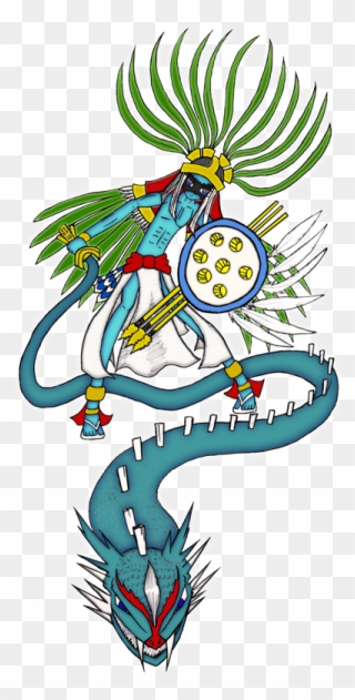 Huitzilopochtli Aztec Calendar Clipart