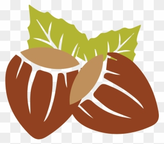 Nut Clipart Hazelnut - Hazelnut Clip Art - Png Download