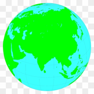 India On Globe Clipart , Png Download - India Located In Globe Transparent Png