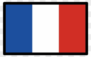 France Flag Emoji Clipart - Bandera Sin De Francia - Png Download