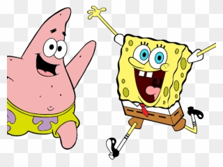 Spongebob Squarepants Cliparts - Sponge Bob Patrick Spongebob Squarepants - Png Download