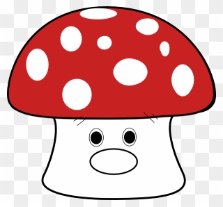 Surprised Mushroom Clipart