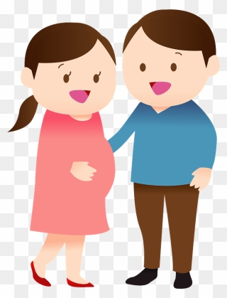 Couple Pregnancy Gravidity Clipart - Illustration - Png Download