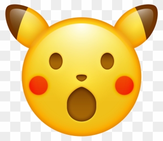 Trinket Geek Here"s A High Res Surprised Pikachu Emoji - Pikachu Emoji Clipart