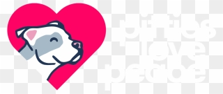 Pitties Love Peace, Inc - Pitties Love Peace Logo Clipart