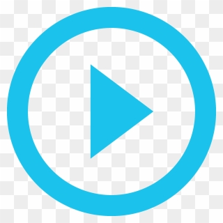 Play Button, Watch Video Understand The Power Clarip - Blue Star In Circle Clipart