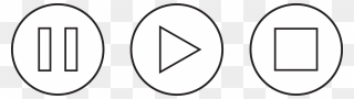 Pause Transparent Play - Play Pause Button Png Clipart