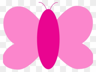 Pink Butterfly Clipart - Butterfly Clip Art Pink - Png Download