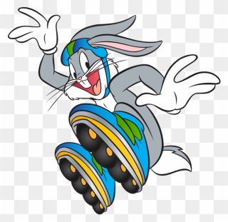 Bunny Baseball Clipart Banner Lola Bunny Clipart At - Bugs Bunny On Roller Skates Png Transparent Png