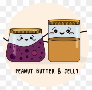 #peanutbutter #jelly #bff #freetoedit - Cartoon Clipart