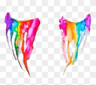 Transparent Crying Eyes Clipart - Rainbow Tears Png