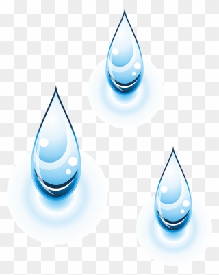 Rain Water Drop Clipart - Saucer - Png Download