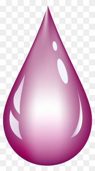 Pink Water Drop Png Clipart