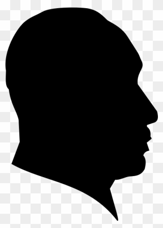 African-american Civil Rights Movement Assassination - Man Side Profile Silhouette Clipart
