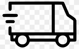 Fast Clipart Van Transport - Delivery Van Clip Art - Png Download