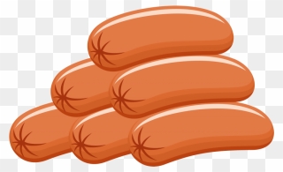 Sausage Clipart Transparent Background - Sausages Clipart - Png Download