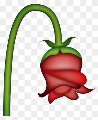Wilted Flower Emoji Png Flowers Healthy - Wilting Rose Emoji Meaning Clipart