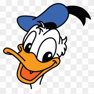 Donald Duck Look - Donald Duck Easy To Draw Clipart