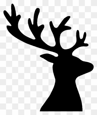Reindeer Red Deer Antler Elk - Renne Png Clipart