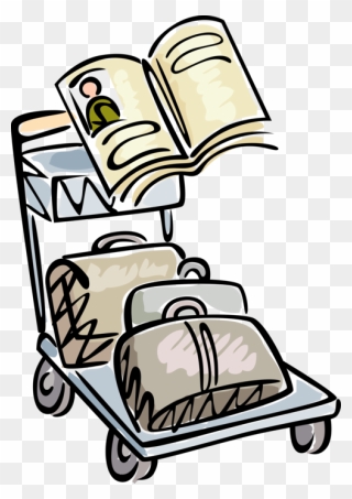 Vector Illustration Of Passenger Travel Luggage On Clipart