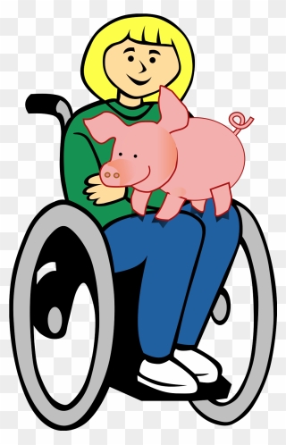 Person Wheelchair Clipart - Png Download