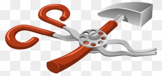 Set Tool Hammer Drawing Construction Cc0 - Klucz Nastawny Bez Tła Clipart