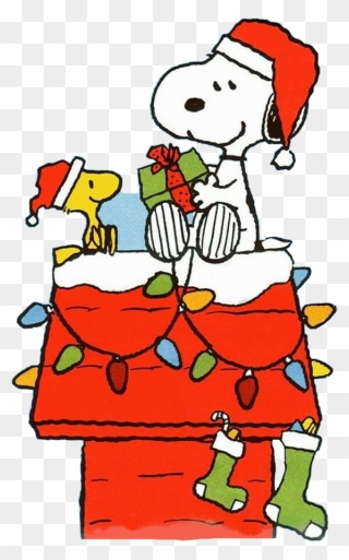 #christmas #snoopy #lights #snow  #freetoedit - Snoopy Christmas Clipart